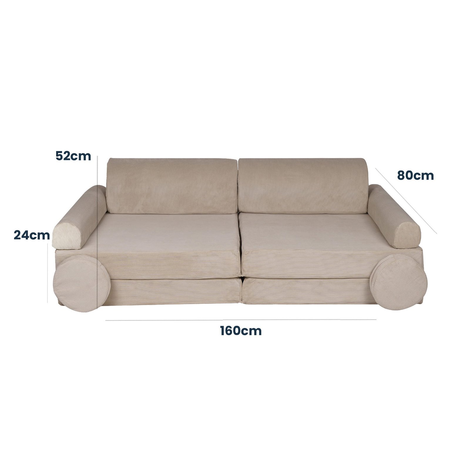 Vaikiška sofa, minkšta