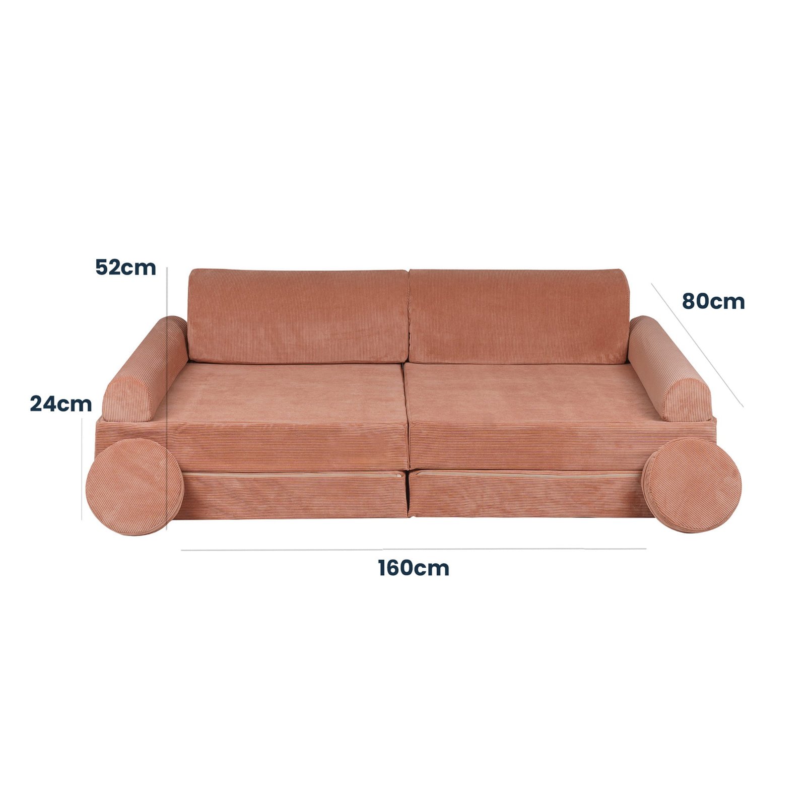 Vaikiška sofa, minkšta