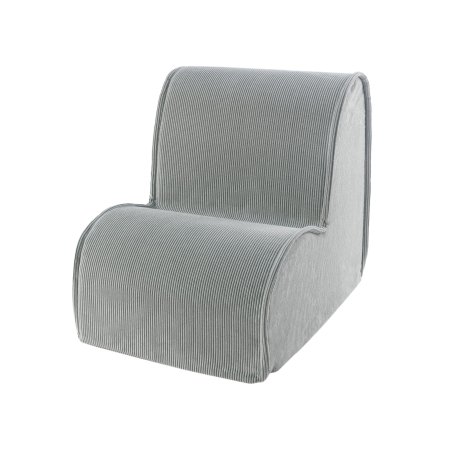 Vaikiškas fotelis – Meowbaby Corduroy Grey
