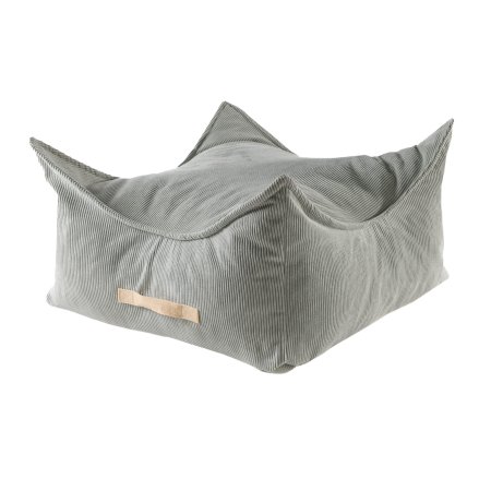 Vaikiškas pufas – Meowbaby Corduroy Square Grey