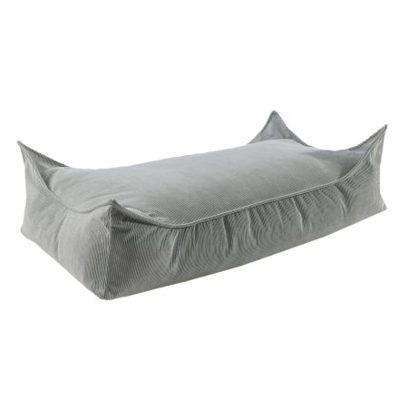 Vaikiškas pufas – Meowbaby Corduroy Rectangular Grey
