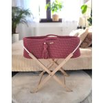 boho moses basket. baby crib, mozės krepšys, kūdikio lovelė
