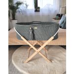 boho moses basket. baby crib, mozės krepšys, kūdikio lovelė