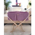 boho moses basket. baby crib, mozės krepšys, kūdikio lovelė