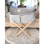 boho moses basket. baby crib, mozės krepšys, kūdikio lovelė