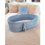 boho baby basket, baby crib, kūdikio lovytė, mozės krepšys
