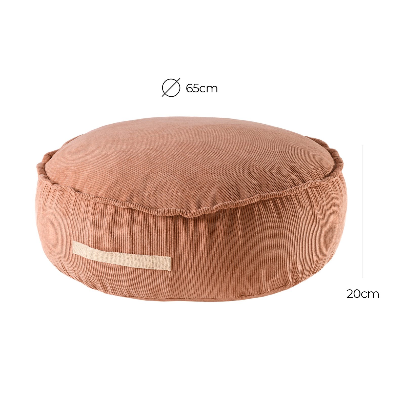 Vaikiškas pufas – Meowbaby Slimcord Brick