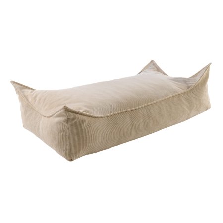 Vaikiškas pufas – Meowbaby Corduroy Rectangular Sand