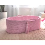 boho baby basket, baby crib, kūdikio lovytė, mozės krepšys