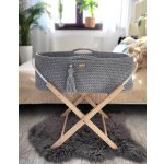 boho moses basket. baby crib, mozės krepšys, kūdikio lovelė