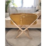 boho moses basket. baby crib, mozės krepšys, kūdikio lovelė