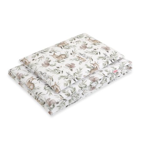 Patalynės užvalkalų komplektas vaikui – Woodland Olive 135×100