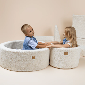 Kamuoliukų baseinas 90×30 – Bearly, Cream
